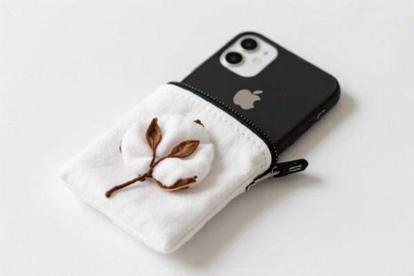 Cotton Mobile Phone Pouch