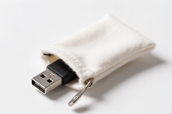 Cotton USB Drive Pouch