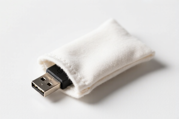 Cotton USB Drive Pouch