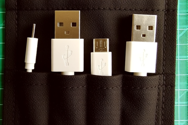 Data Cable Storage Pocket