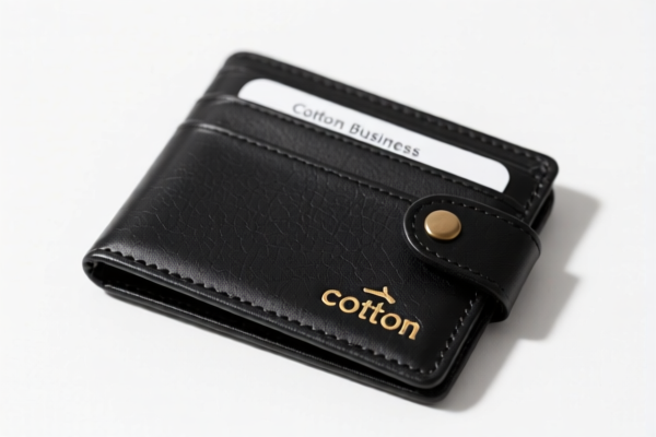 Cotton Business Wallet