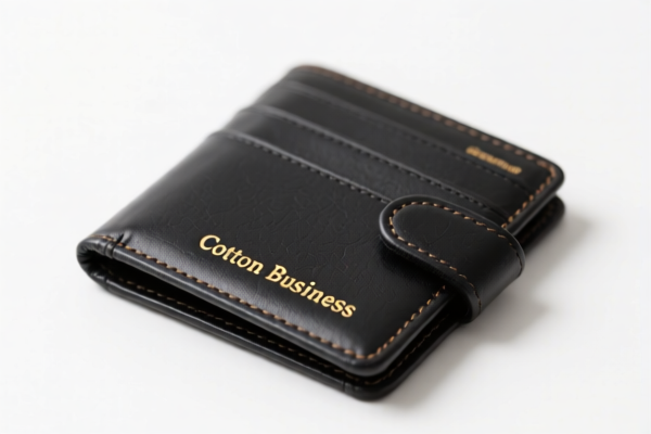 Cotton Business Wallet