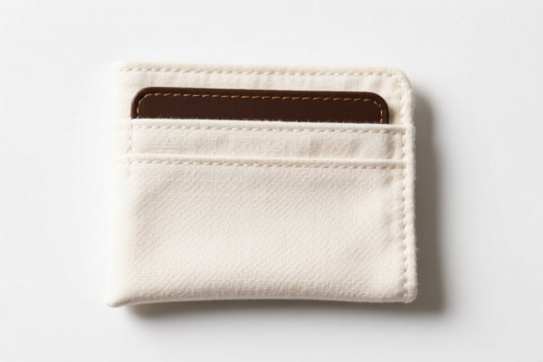 Cotton Canvas Wallet