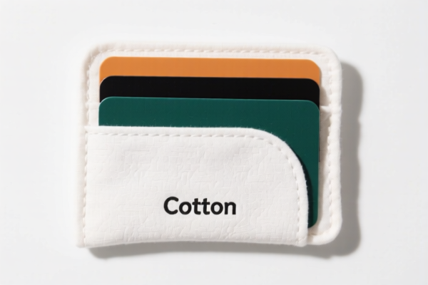 Cotton Card Slot Wallet
