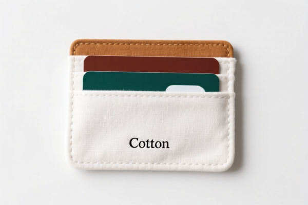 Cotton Card Slot Wallet