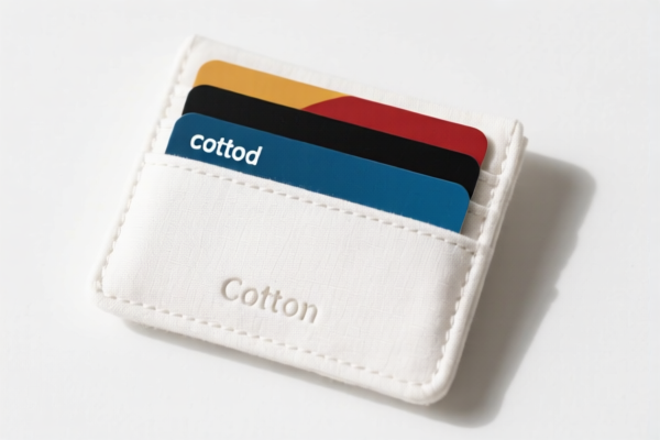 Cotton Card Slot Wallet