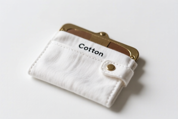 Cotton Simple Wallet