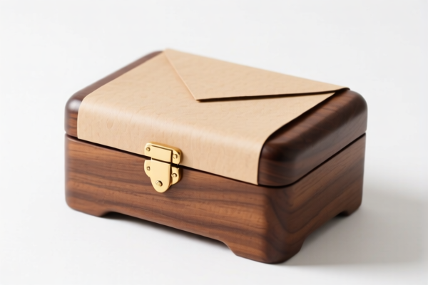 Image for Wooden paper covered jewelry case