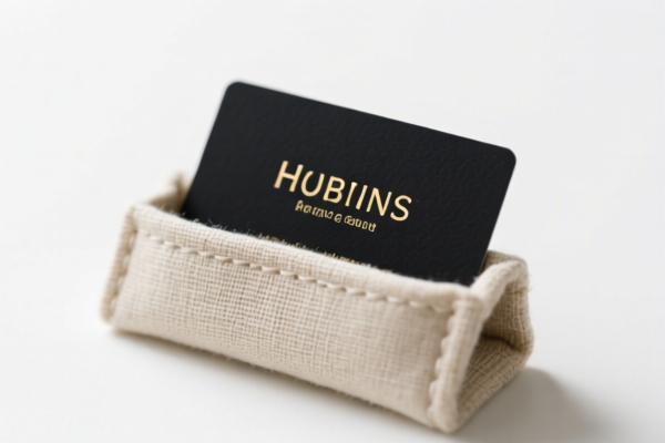 Fabric Business Card Holder