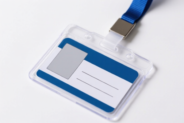 Plastic ID Card Holder