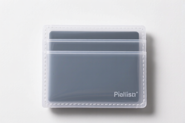 Plastic Minimalist Wallet