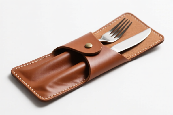 Leather Cutlery Case