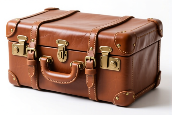 Leather Travel Trunk