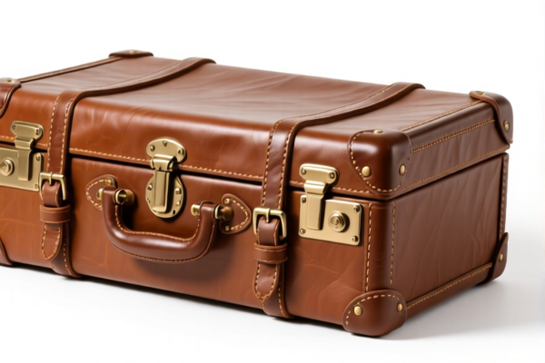 Leather Travel Trunk