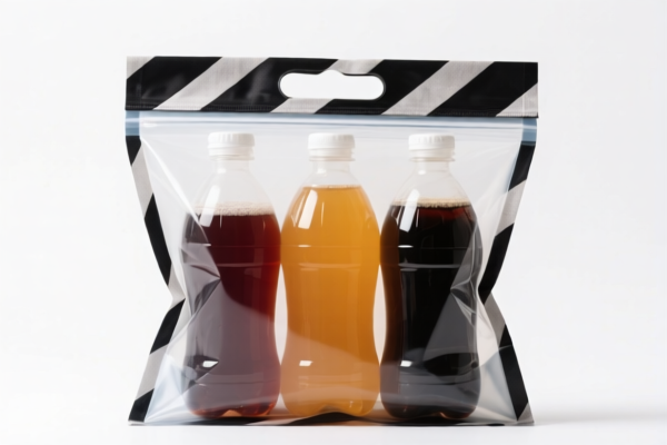 Fashionable Textile Outer Layer Beverage Bags