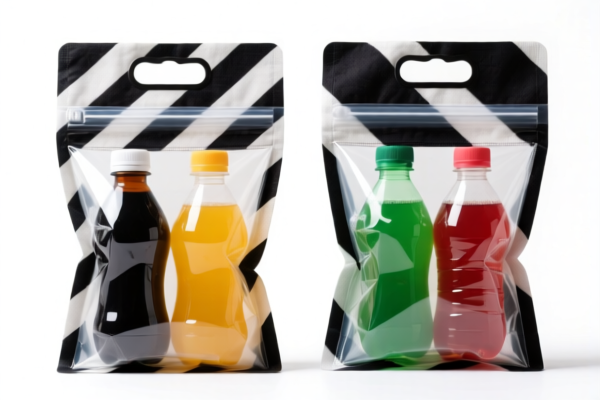 Fashionable Textile Outer Layer Beverage Bags