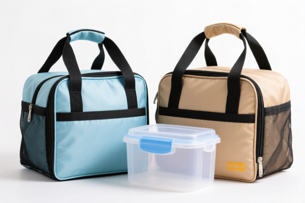 Portable Plastic Insulated Lunch Bags