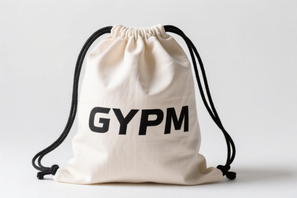 Cotton Drawstring Bag for Gym
