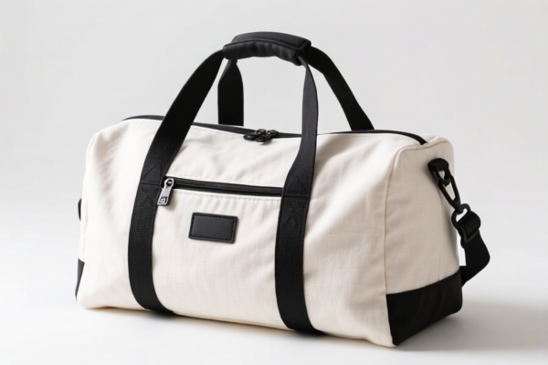 Cotton Travel Bag with Multiple Pockets