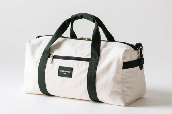 Cotton Travel Bag with Multiple Pockets