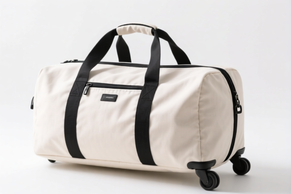 Cotton Travel Bag with Wheels
