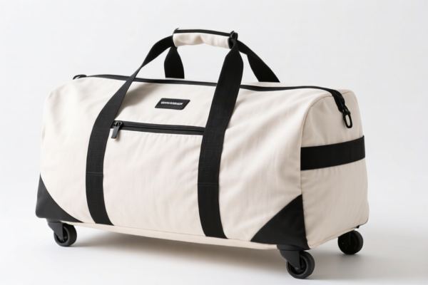 Cotton Travel Bag with Wheels