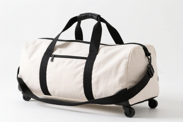 Cotton Travel Bag with Wheels