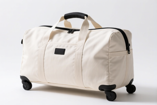 Cotton Travel Bag with Wheels