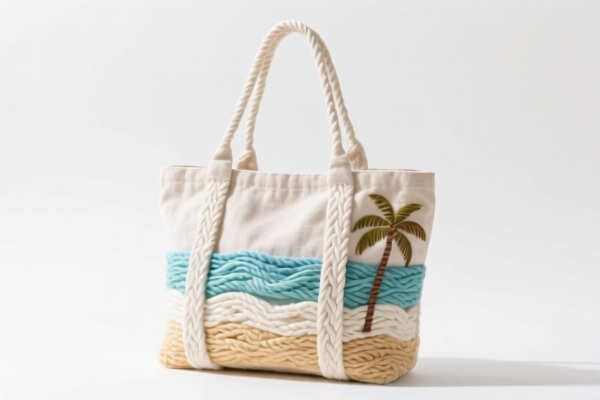 Image for Cotton Paper Yarn Beach Travel Bag