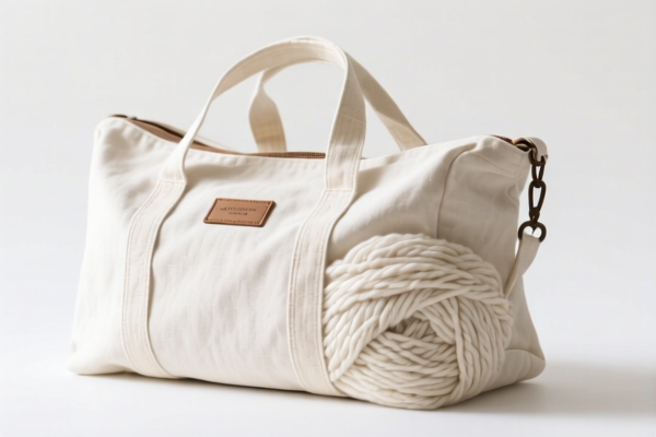 Image for Cotton Paper Yarn Canvas Travel Bag