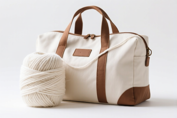 Image for Cotton Paper Yarn Couple Travel Bag