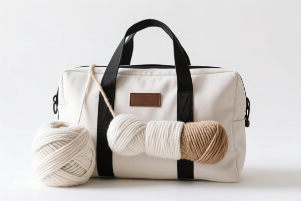 Image for Cotton Paper Yarn Couple Travel Bag