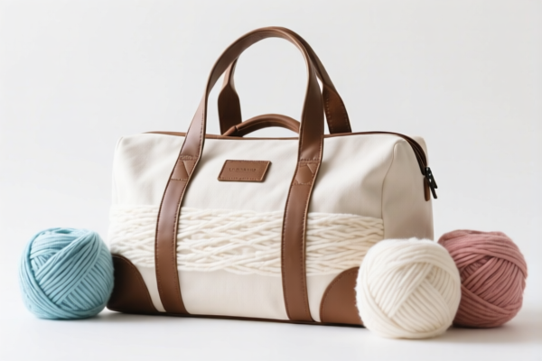 Image for Cotton Paper Yarn Couple Travel Bag