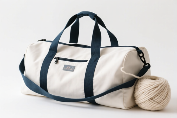 Image for Cotton Paper Yarn Fitness Travel Bag