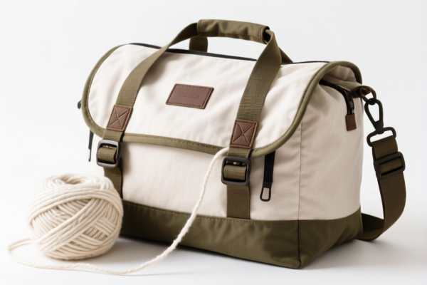 Image for Cotton Paper Yarn Hiking Travel Bag