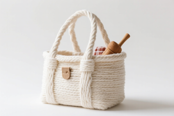 Image for Cotton Paper Yarn Picnic Bag