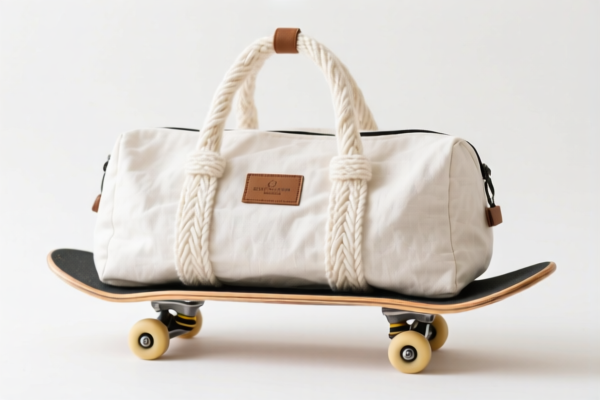 Image for Cotton Paper Yarn Skateboarding Travel Bag