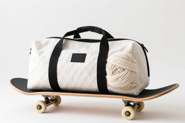 Image for Cotton Paper Yarn Skateboarding Travel Bag