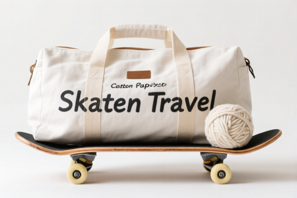 Image for Cotton Paper Yarn Skateboarding Travel Bag