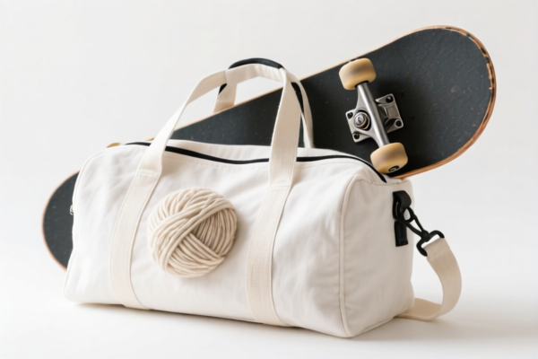 Image for Cotton Paper Yarn Skateboarding Travel Bag