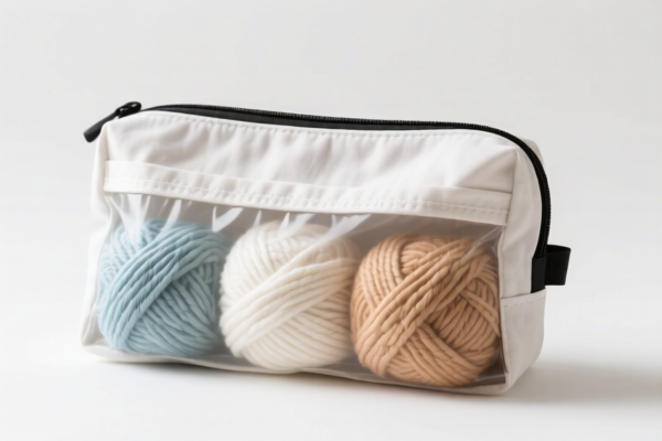 Image for Cotton Paper Yarn Travel Storage Bag