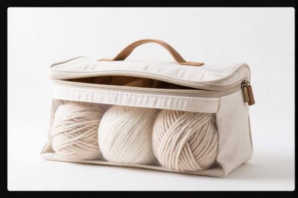 Image for Cotton Paper Yarn Travel Storage Bag
