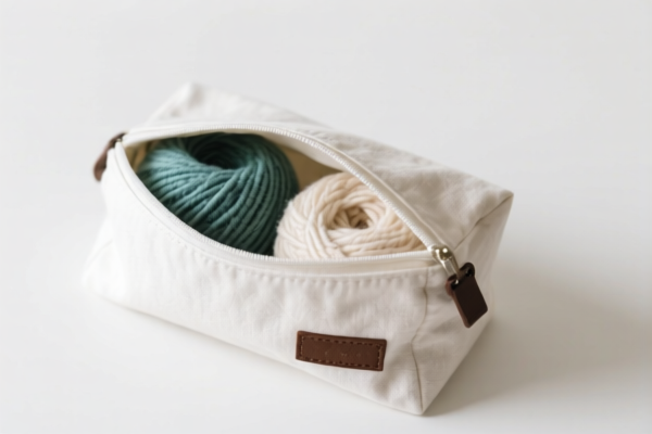 Image for Cotton Paper Yarn Travel Storage Bag
