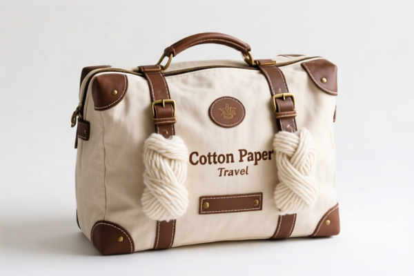 Image for Cotton Paper Yarn Vintage Travel Bag