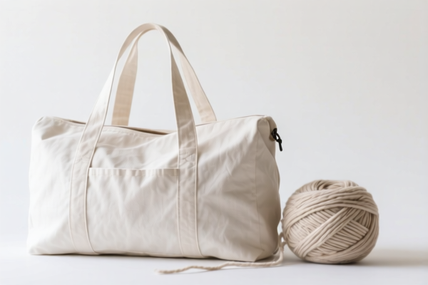 Image for Cotton Paper Yarn Yoga Travel Bag