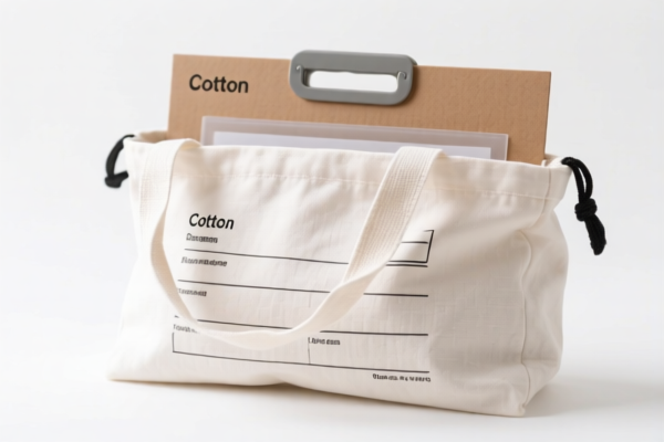 Cotton Document Bag