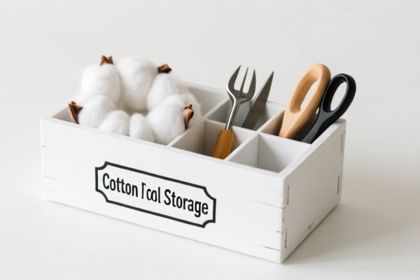 Cotton Tool Storage Box