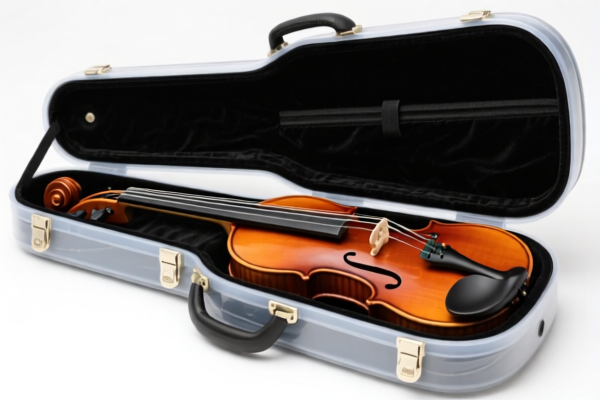 Violin Cases with Plastics_Textile Outer Surface