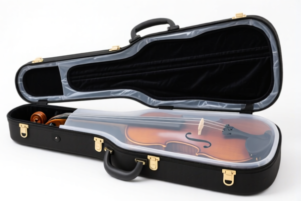Violin Cases with Plastics_Textile Outer Surface