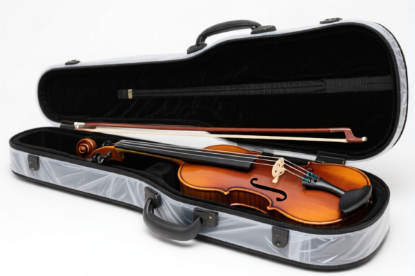 Violin Cases with Plastics_Textile Outer Surface